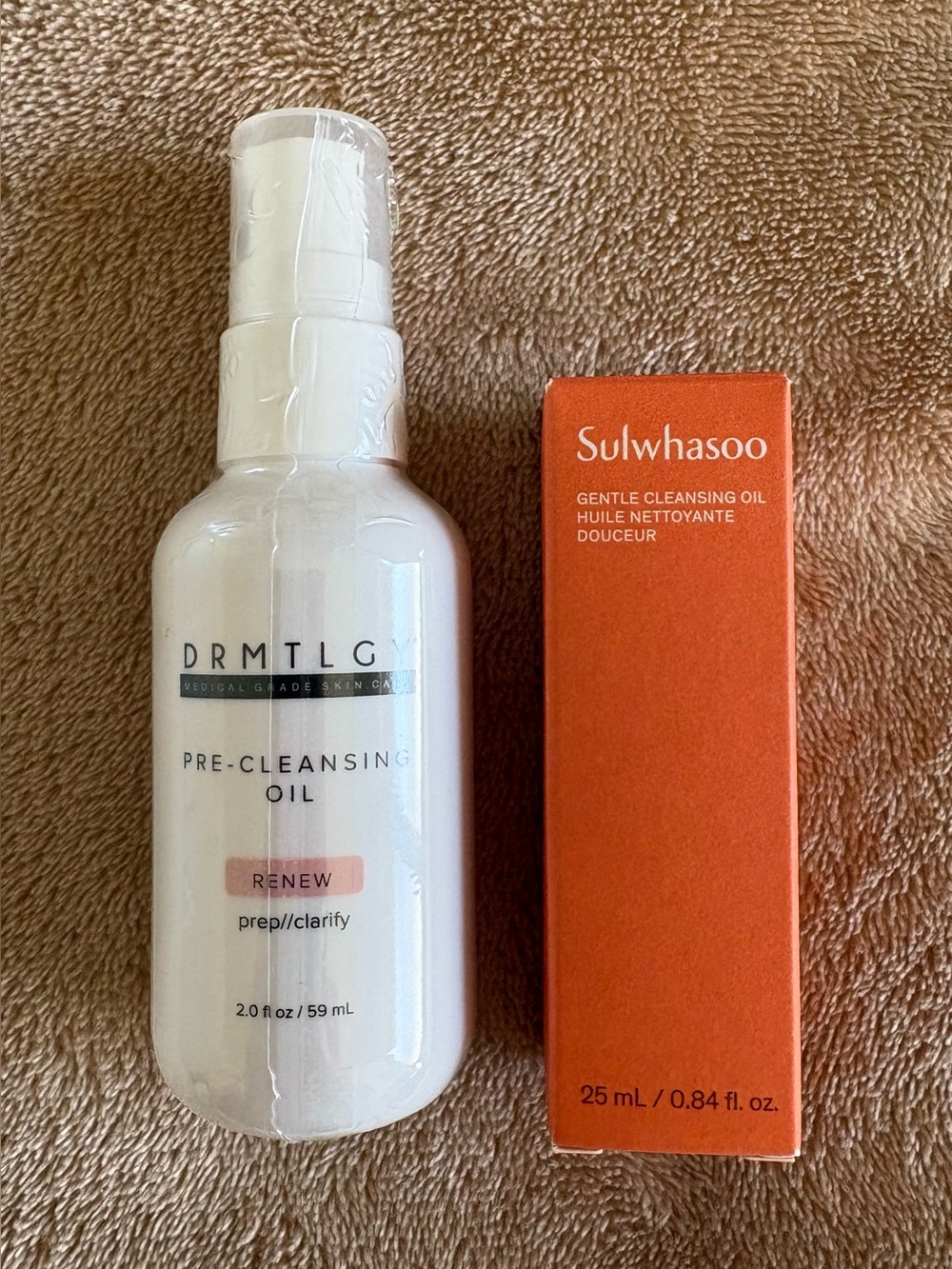 DRMTLGY Pre-Cleansing Oil & Sulwhasoo Cleansing Oil